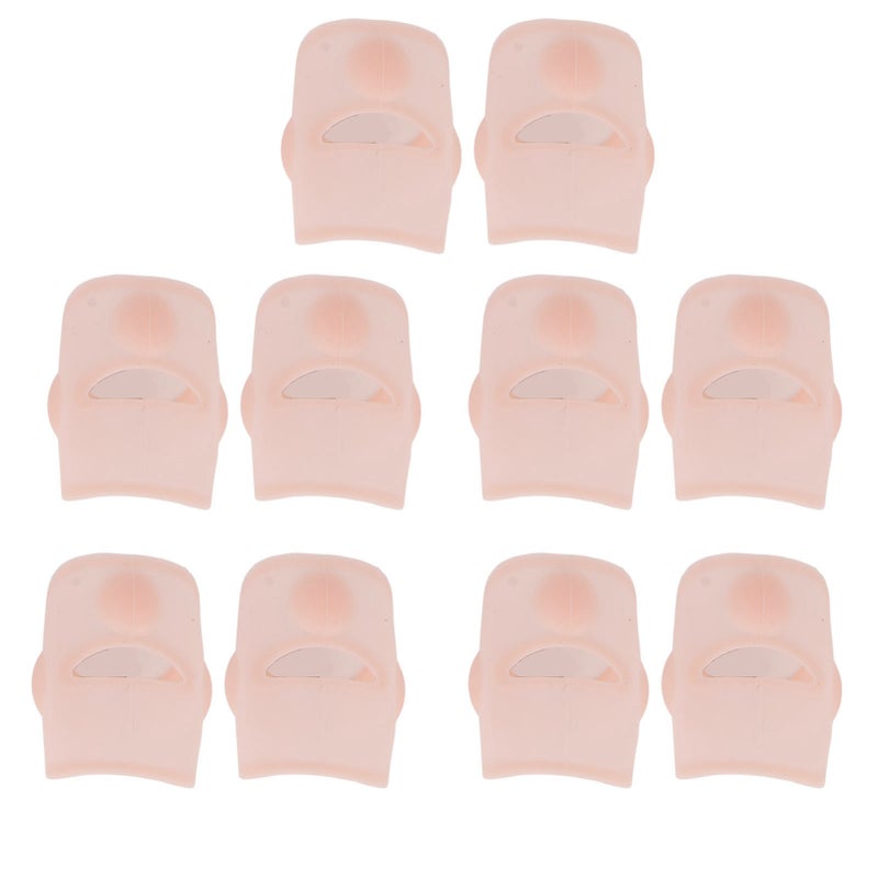 5Pair Toenail Protector Sleeves Soft Breathable Elastic Silicone Toenail Sleeves for Men Women - Image 1