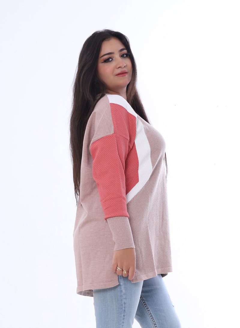 Plain pullover_Beige