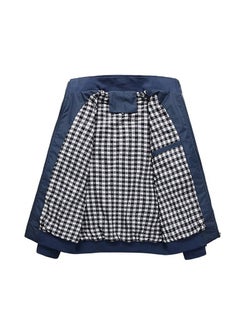 Generic Spring Autumn Business Style Slim Jacket Blue EU Size  - Image 2
