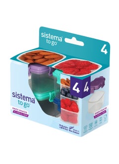 sistema Sistema Mini Knick Knack Pack To Go 62ML: Small Storage Container, Miniature Storage Box, Portable Storage Solution, Multipurpose Travel Pack  - Image 1