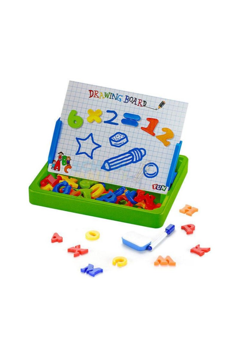 2-in-1 Magnetic Drawing Board for Kids