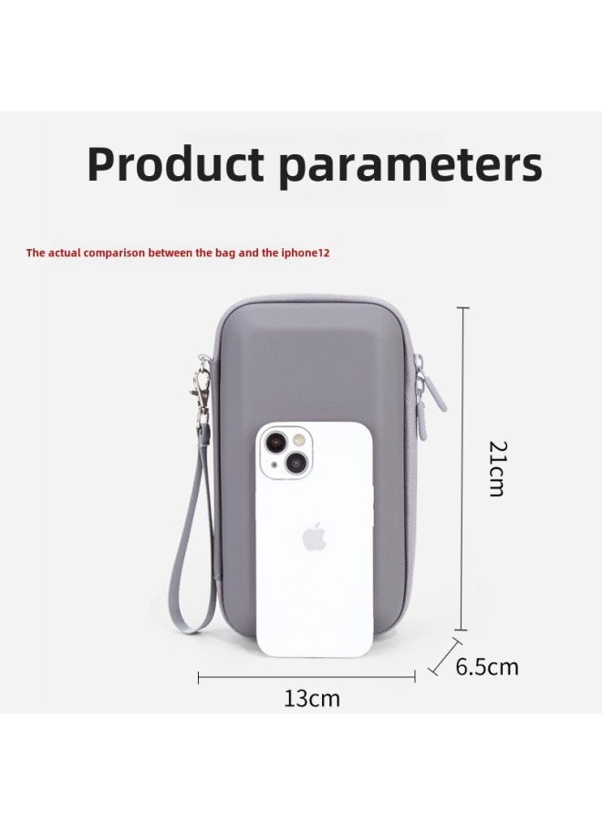 Generic For DJI Dajiang OSMO 7/7P Integrated Clutch Bag Mobile7 Yuntai Stabilizer Storage Box Lingmou 7 Pack-Color:Gray  - Image 5