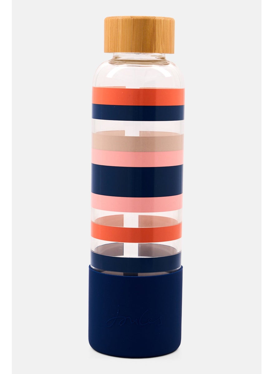 Stripe Glass Water Bottle 600ml, Blue - pzsku/Z6E4AFBB3E2F79EBFF103Z/45/_/1737642602/3a1d54b5-ab9b-4d3f-aadf-2f0073a71b72