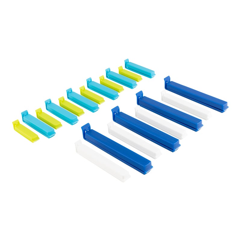 Linden Sweden Linden Sweden Twixit Bag Clips  Set of 20  Keep Food Fresh Prevent Spillage  Great for Storage and Organization  Microwave Freezer and DishwasherSafe  BPAFree