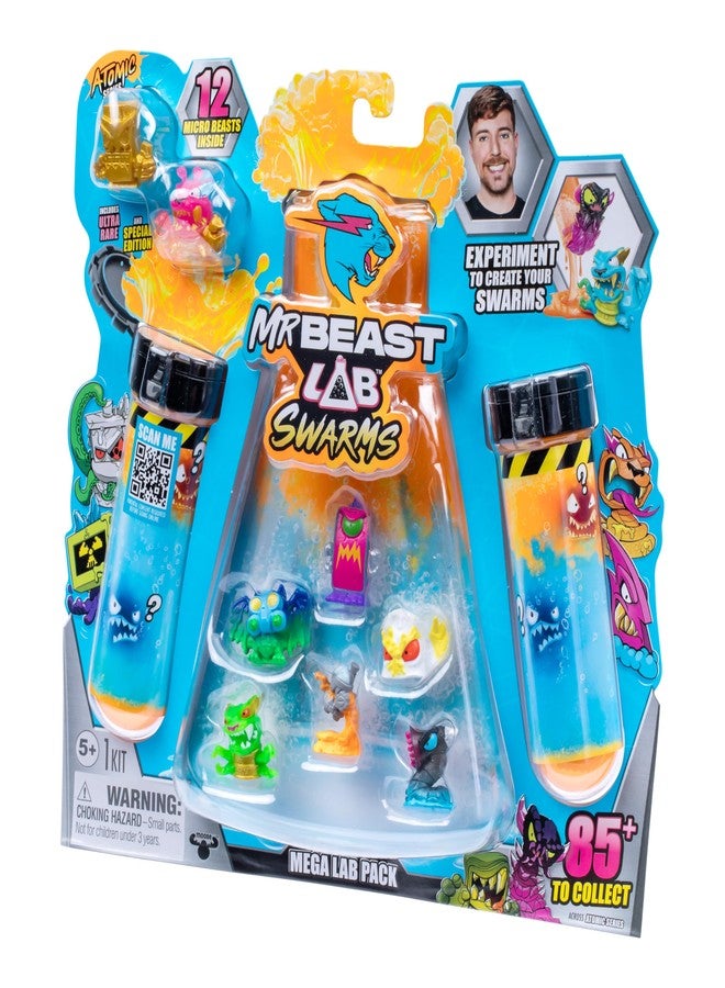 MrBeast Lab Swarms Atomic Series 12 Pack - Crab Cat, Add Water, Shake The Test Tube and Reveal 2 of 12, 1-inch (2.5 cm) MrBeast Swarms Collectible Micro Beasts. 85+ to Collect! - Image 3