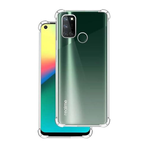 7-Seven 7SEVEN® Back Cover for Realme 7i 4G Transparent Mobile Back Case Shock Proof Design Camera Edges Protection Crystal Clear Phone Case Silicon Soft TPU and Flexible Bumper Phone Cover - Image 1