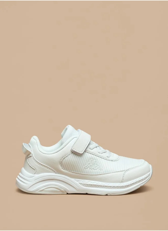 كابا Boys' Textured Walking Shoes with Hook and Loop Closure