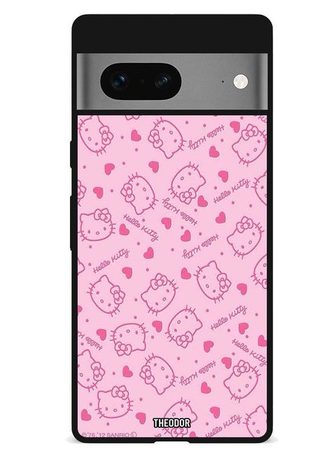 Protective Case Anti Scratch Shock Proof Bumper Cover For Google Pixel 7 Hello Kitty