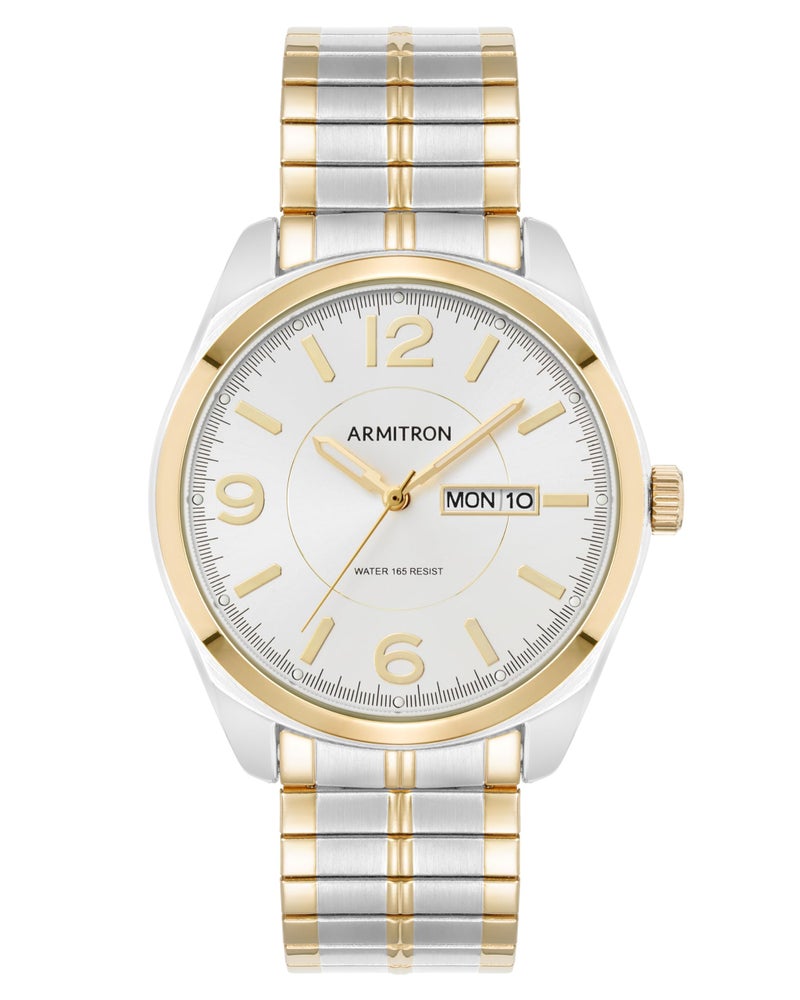 Armitron Men's Day-Date Function Expansion Band Watch, 20-4591 - Image 5