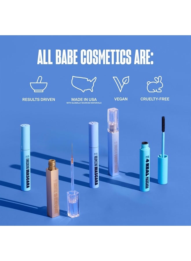 BABE ORIGINAL - Babe Original Triple Threat Mini Set, Includes Babe Lash Essential Serum & Enhancing Conditioner + Babe Brow Amplifying Serum, 1 mL, 3 Pack - Image 1