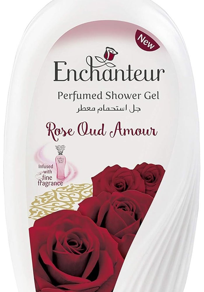 Enchanteur جل استحمام إنشانتور روز عود أمور المرطب 250 مل - Image 1