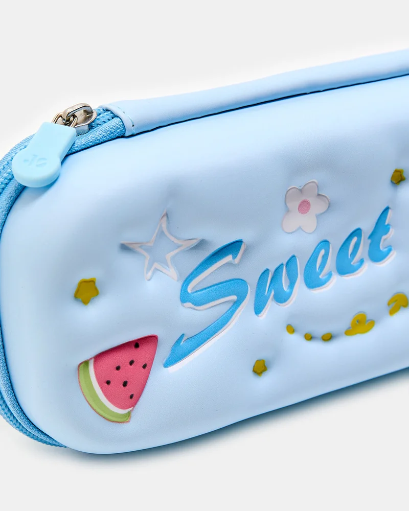 REDTAG Girls Blue Embellished Pencil Cases