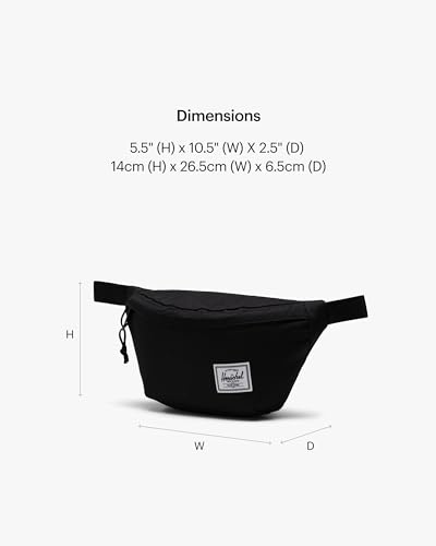 Herschel حقيبة خصر هيرشل ليجاسي، سوداء، قياسية - 1 لتر - Image 2