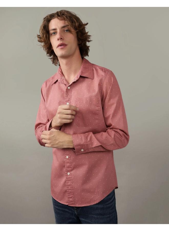 American Eagle AE Slim Fit Everyday Button-Up Shirt - Image 1
