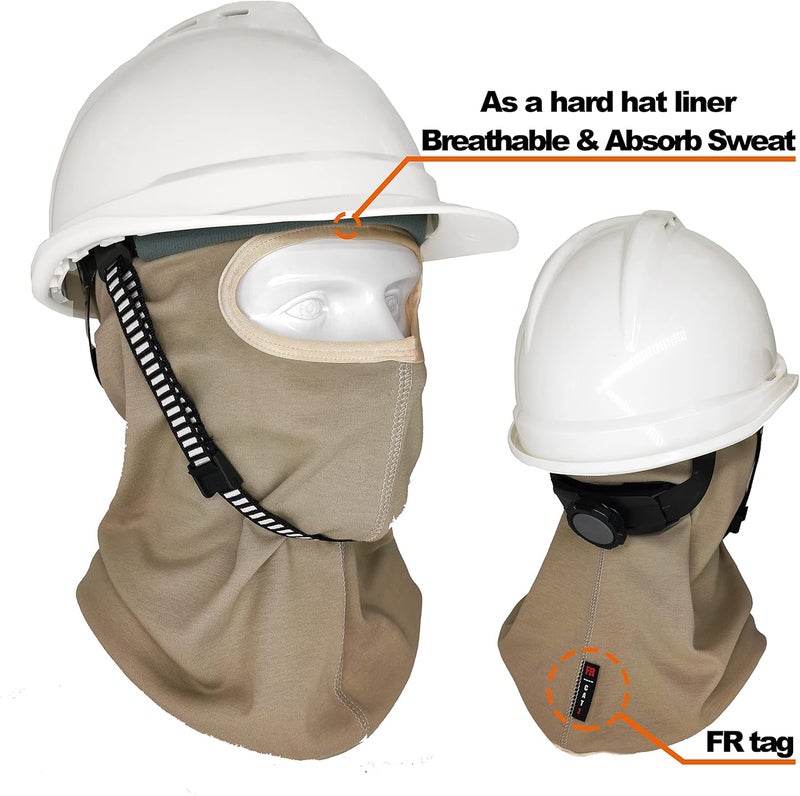 Fullsheild FR Balaclava Face Mask Flame Resistant Balaclava FR Mask for Men Arc Rated NFPA2112 CAT2 Cover Hood for Welding - Image 1