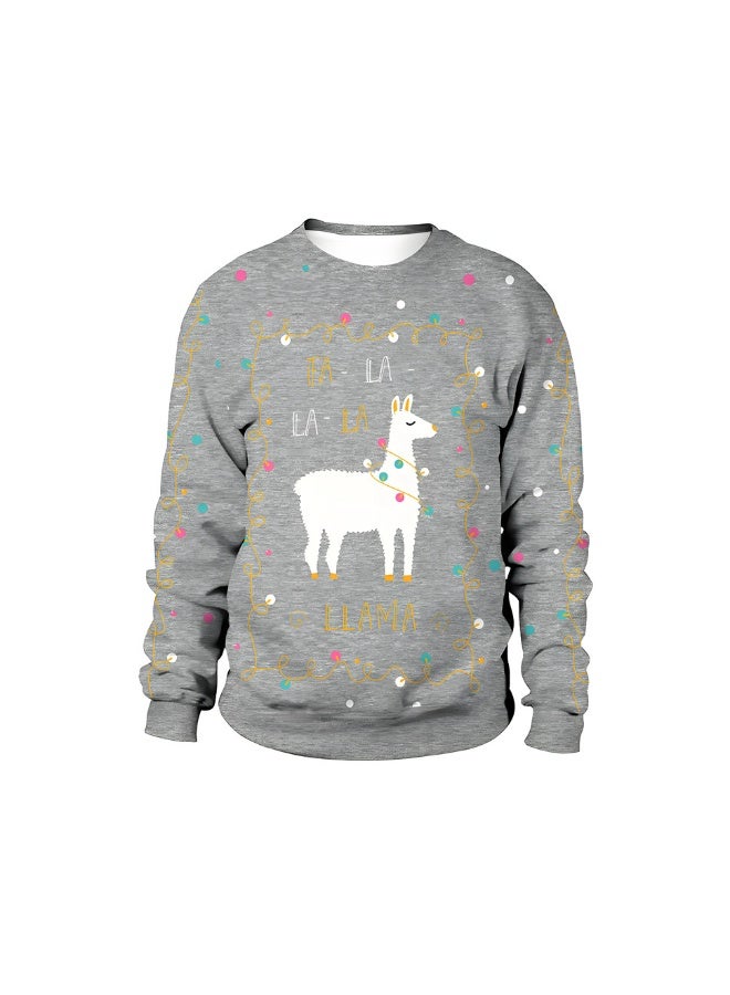 إسكدنيا جنس واحد عيد الميلاد القفز سترة مطبوعة سترة سترة الخريف الشتاء قمم الملابس - Image 1