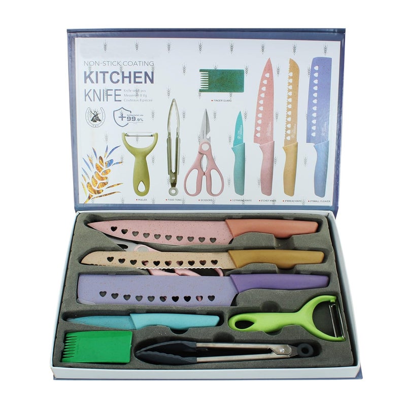 Kitchen Sharp Stainless Steel Knife Set Pack of 8 Items - Image 1