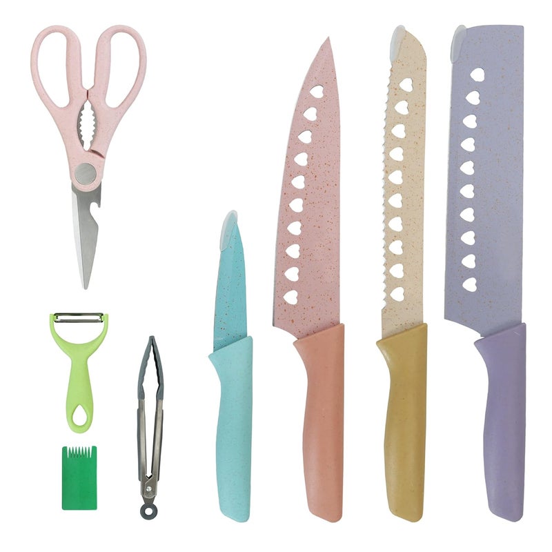 Kitchen Sharp Stainless Steel Knife Set Pack of 8 Items - Image 2
