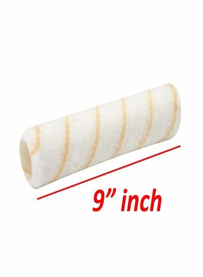 Wideskall® Reuseable Paint Roller Cover 9" x 3/8" inch Nap Washable PVC Plastic Core (Pack of 24) - Image 4