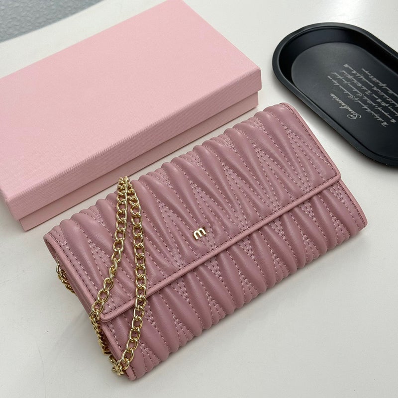 Magnetic Flip Cover Trendy Women'S New Wallet Card Holder Simple Miu Wallet Letter Versatile Lady Genuine Leather Guangzhou Bag - Image 5