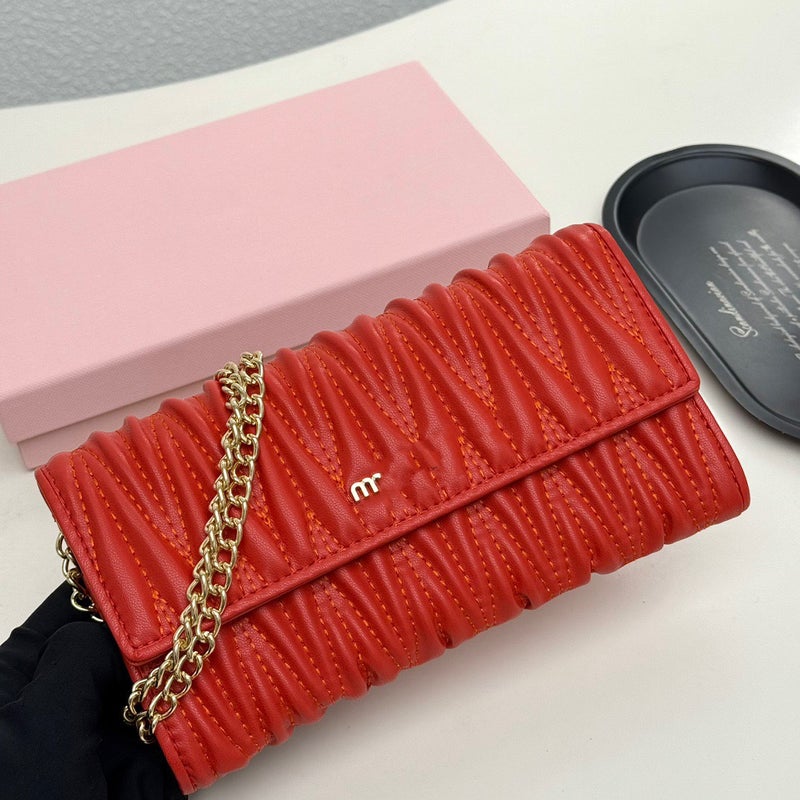 Magnetic Flip Cover Trendy Women'S New Wallet Card Holder Simple Miu Wallet Letter Versatile Lady Genuine Leather Guangzhou Bag - Image 4