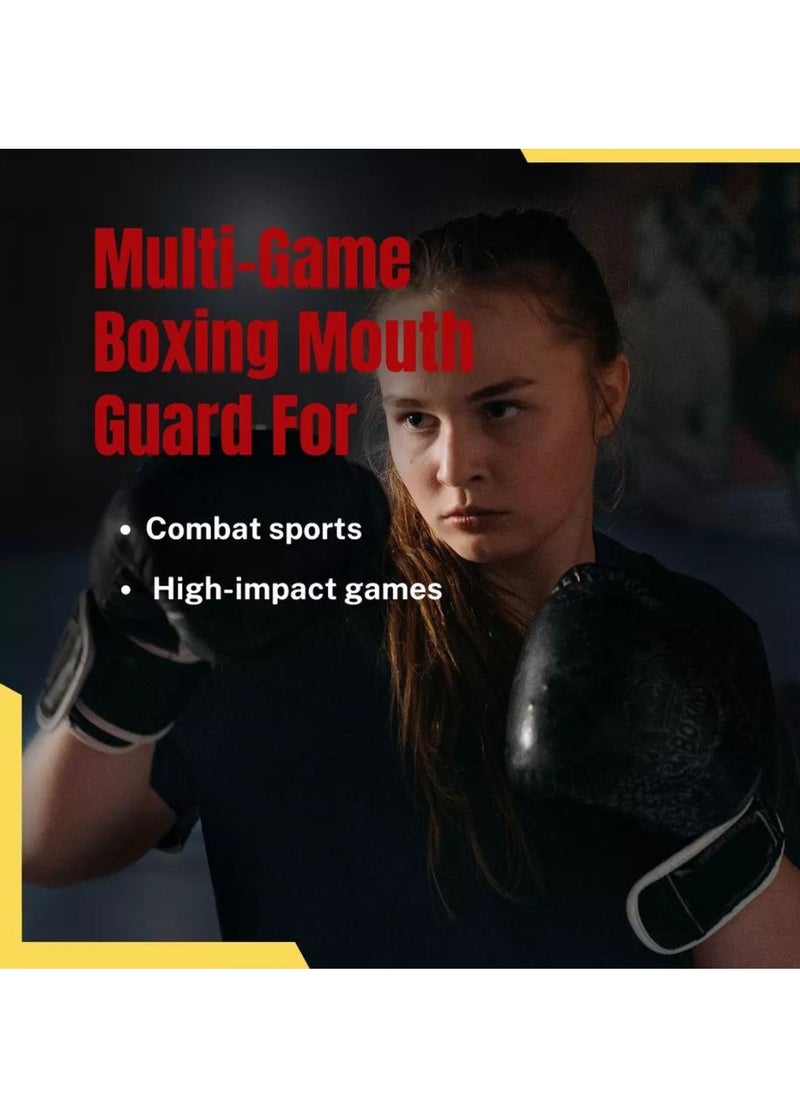 Spall Mouthguards with Case,for Youth & Adult Sport Mouth Guards Mouthguard Gum Guard, Mouthguard Slim Fit for Boxing, Basketball, Hockey, Soccer  - Image 4