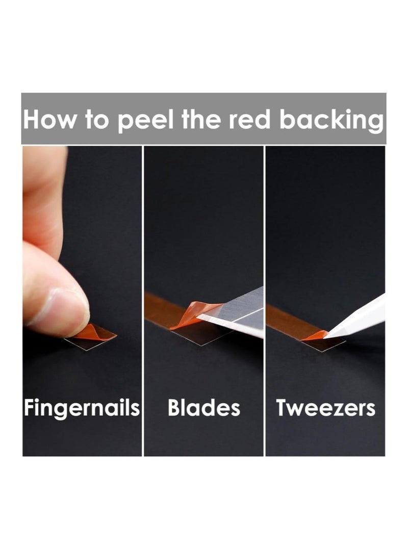 Double-Sided Adhesive Transfer Tape – Red Film Clear Acrylic – 4mm x 25m, No-Trace, Heat Resistant, Strong Bond – Ideal for Laptop & Phone LCD Repair, Electronics, Crafts & LED Strips  - Image 5