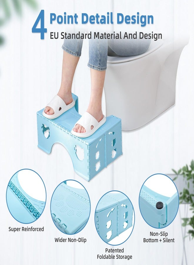 Baithem Foldable Toilet Stool (Blue) - Image 5