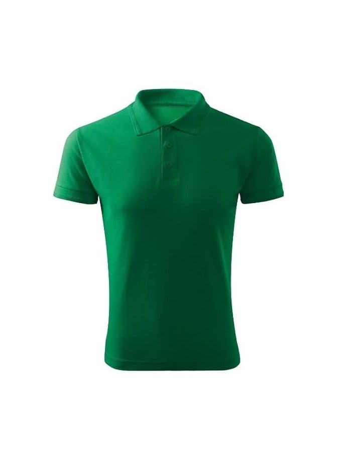 PRINTSHOP4ME Pack of 10 Pcs Men's Regular-Fit Golf Polo T-shirt Pure Cotton Short Sleeve 220 GSM Basic Colors  - Image 2