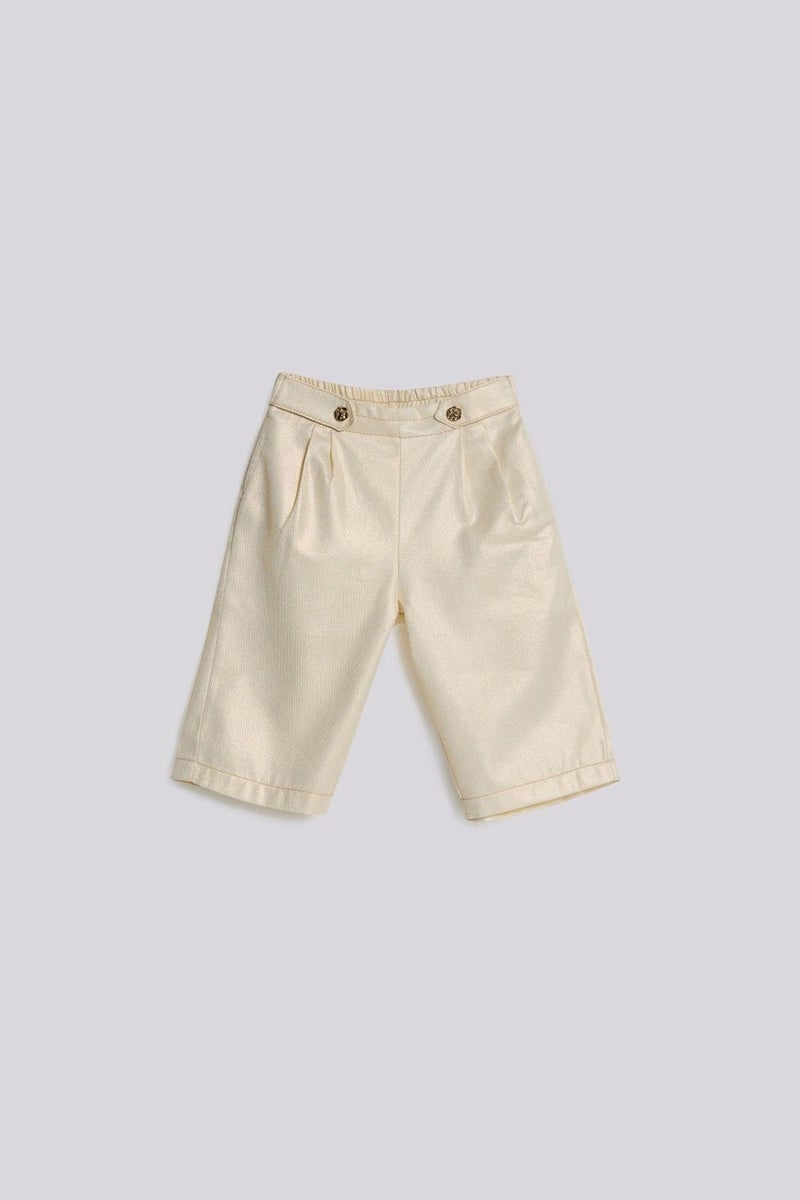 GB Baby Girls Ecru Trousers - Image 1