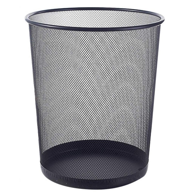 SHOWAY Trusted all-purpose quality SHOWAY Waste Basket | Trash Can Metal Wire Circular Mesh Bin | Lightweight and Stylish | Ideal Garbage Trash Can for Home & Office Waste (Random Color) Heat resistant - Image 1