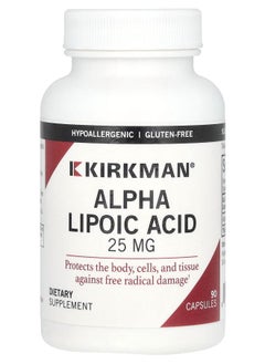 Kirkman Labs Alpha Lipoic Acid 25 mg 90 Capsules 