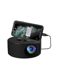 Generic Mini LED HD Projector YT200 for Home Black 