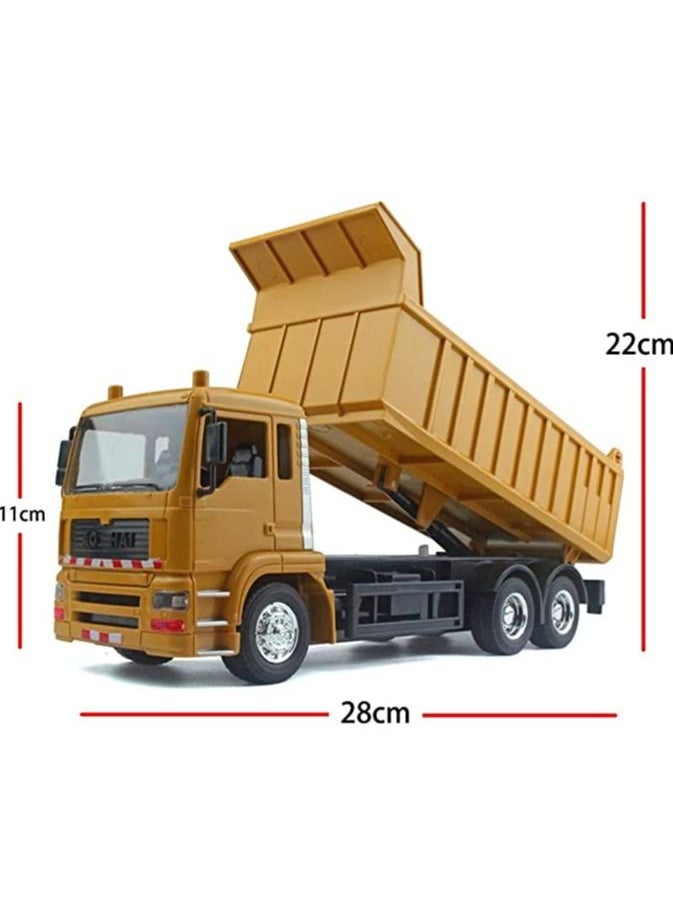 HEXABEX Unloading truck 8 -way factories Remote Control Truck RC Construction Dump Truck Toy for Boys Sound and Lights Electric Car Gift High Speed Car Racing Car Off-road Vehicle Car Educational Toys  - Image 3