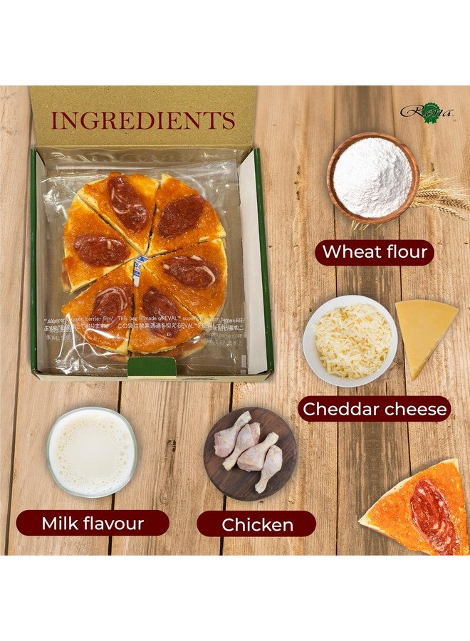 Rena Dog Pizza Treat Snacks, Chicken & Cheese Flavor, Delicious, Nutritious, Suitable For All Breeds, 12 Large Slices (Pack Of 6) - Image 5