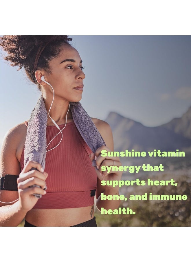 DEAL SUPPLEMENT Vitamin D3 K2 Softgel, 250 Count, 2-1 Complex, Vitamin D3 5000 Iu & Vitamin K2 Mk7  - Image 4