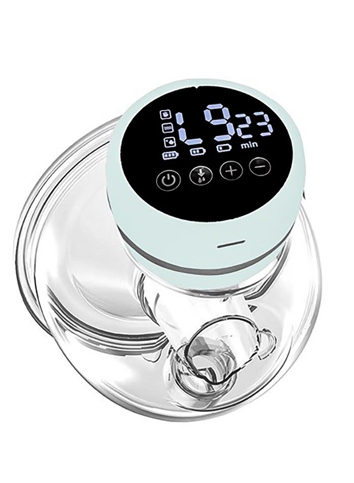 Wearable Breast Pump, Hands Free Electric Breast Pump Single Portable Wearable Cup, 6 oz/180ml BPA-free 3 Modes 12 Suction Levels, Comfort Breastfeeding Milk Collector