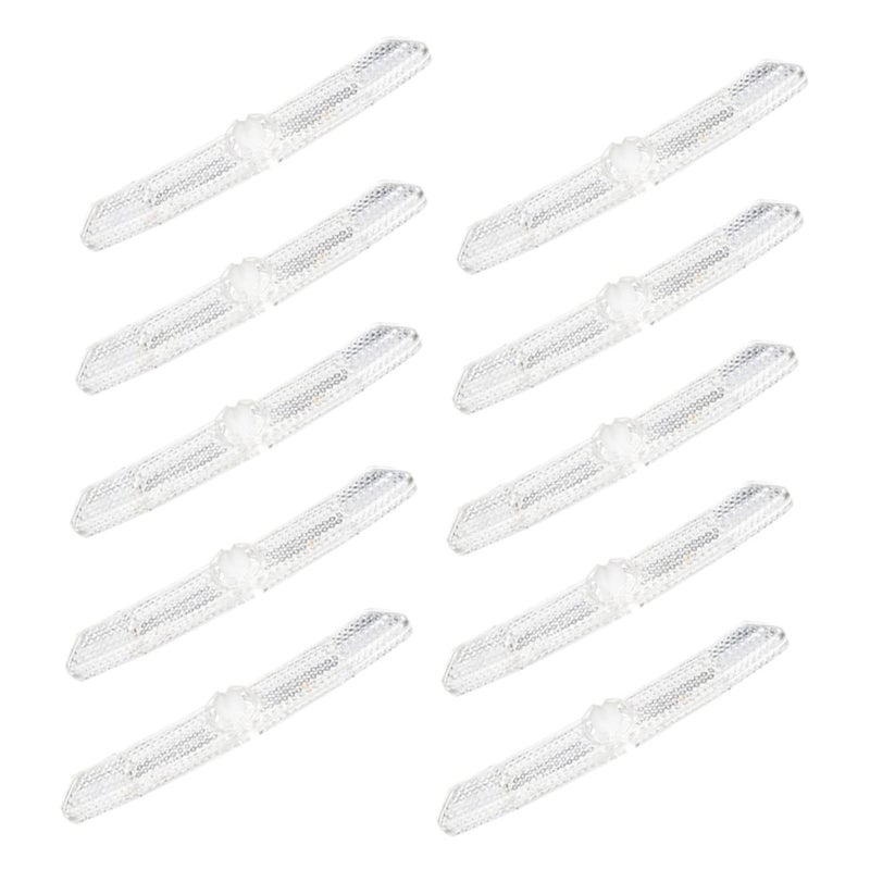 Abaodam Bike Wheel Spoke Reflectors 10Pcs for Road Bike Night Safety - Image 1