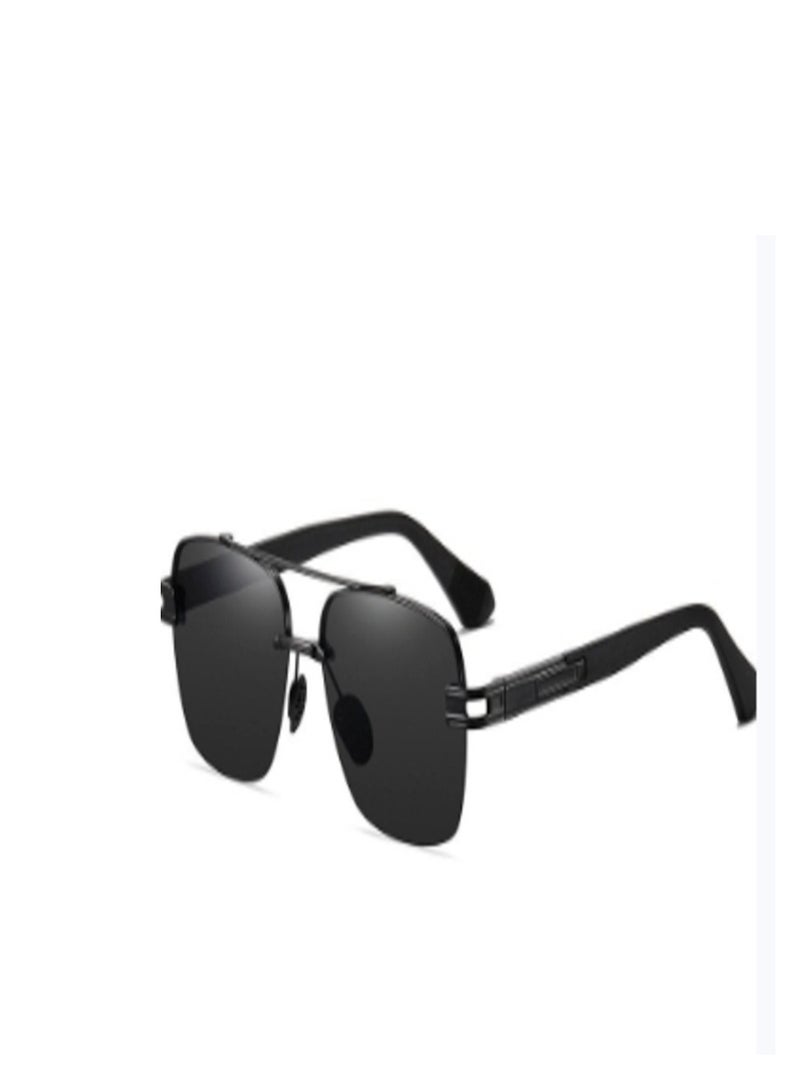 الأناقة والراحة في آن واحد! نظارات شمسية Uv400 بإطار معدني وبلاستيكي لتوفر لك تجربة ارتداء مثالية - Image 2