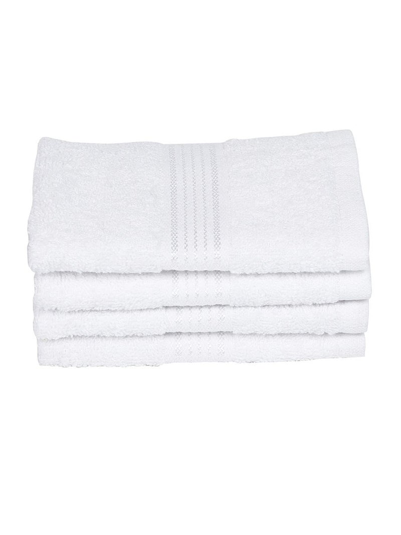 KOPA by Bianca 400 GSM 100% Cotton Soft Terry Towel l 12pc Face Towel l Baby Face Towel l Face Towel for Baby l D`Ross l Titan White - Image 2