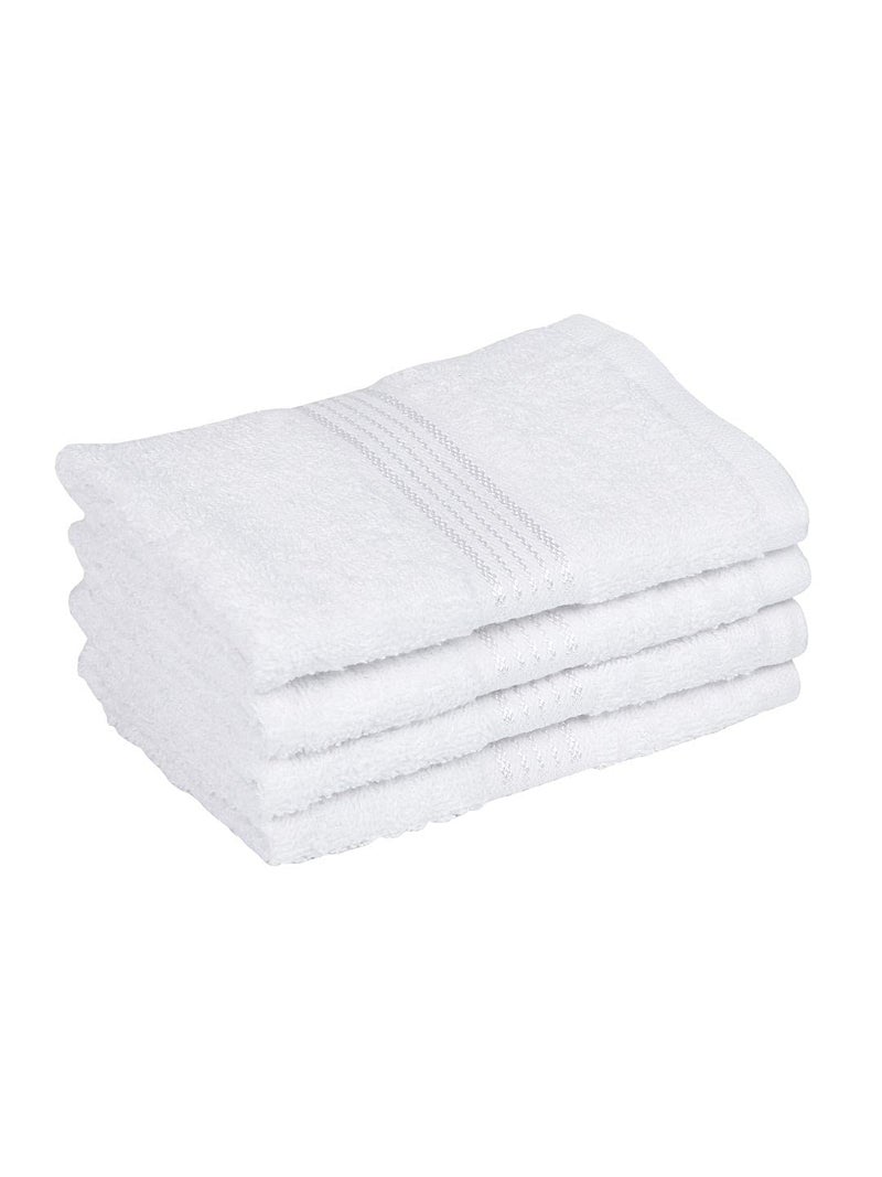 KOPA by Bianca 400 GSM 100% Cotton Soft Terry Towel l 12pc Face Towel l Baby Face Towel l Face Towel for Baby l D`Ross l Titan White - Image 3