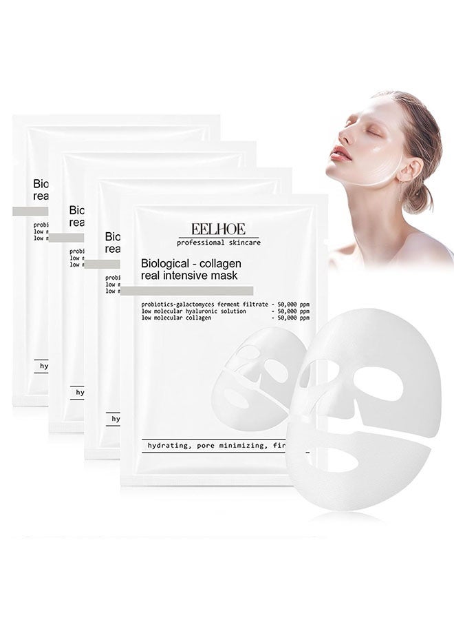 إيلهو قناع بيولوجي - كولاجين حقيقي مكثف ، قناع الكولاجين المتوهج بين عشية وضحاها ، قناع الوجه العميق ، قناع رفع الكولاجين العميق المضاد للتجاعيد ، قناع النوم لشد الكولاجين - Image 1