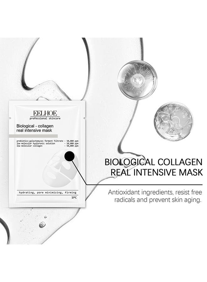 إيلهو قناع بيولوجي - كولاجين حقيقي مكثف ، قناع الكولاجين المتوهج بين عشية وضحاها ، قناع الوجه العميق ، قناع رفع الكولاجين العميق المضاد للتجاعيد ، قناع النوم لشد الكولاجين - Image 4