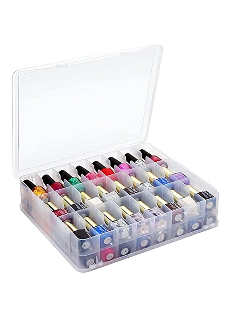 ORiTi Universal Nail Polish Holder Organizer for 48 Bottles Adjustable Dividers Space Saver - Image 3