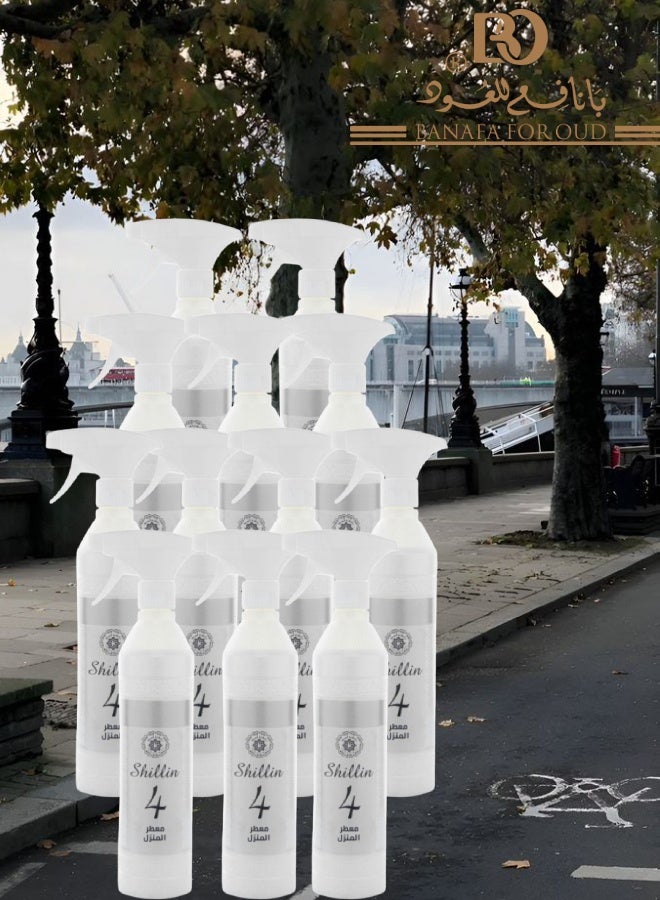 Banafa 12 Pieces Shilin 4 Air Freshener 500ML - Image 1