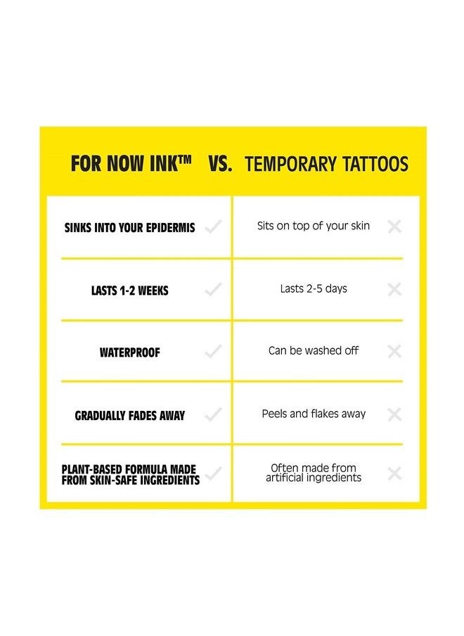 inkbox - Inkbox Temporary Tattoos, Semi-Permanent Tattoo, One Premium Easy Long Lasting, Water-Resistant Temp Tattoo with For Now Ink - Lasts 1-2 Weeks, Snake Tattoo, 4 x 4 in, Slithers - Image 1