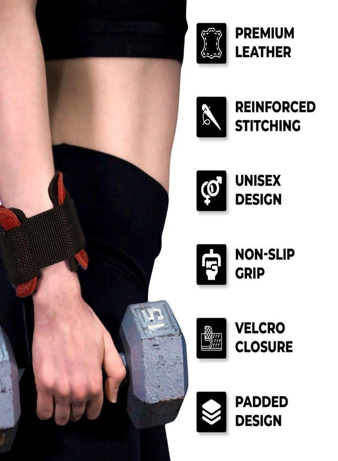 YAGHZU Weight Lifting Grips with Wrist Straps - Non Slip Lifting Straps for Weightlifting, Deadlifting, Powerlifting and Pull Ups, Padded Weight Lifting Gloves with Deadlift Straps for Women and Men - Image 3