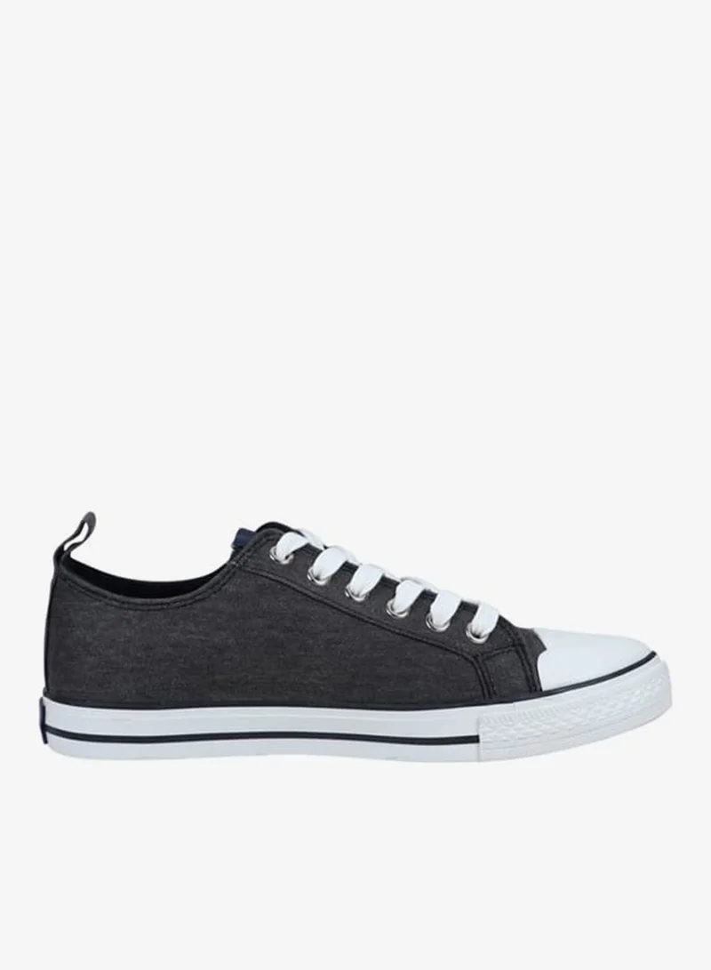 GAP Women's Panelled Sneakers with Lace-Up Closure - HOUSTON II