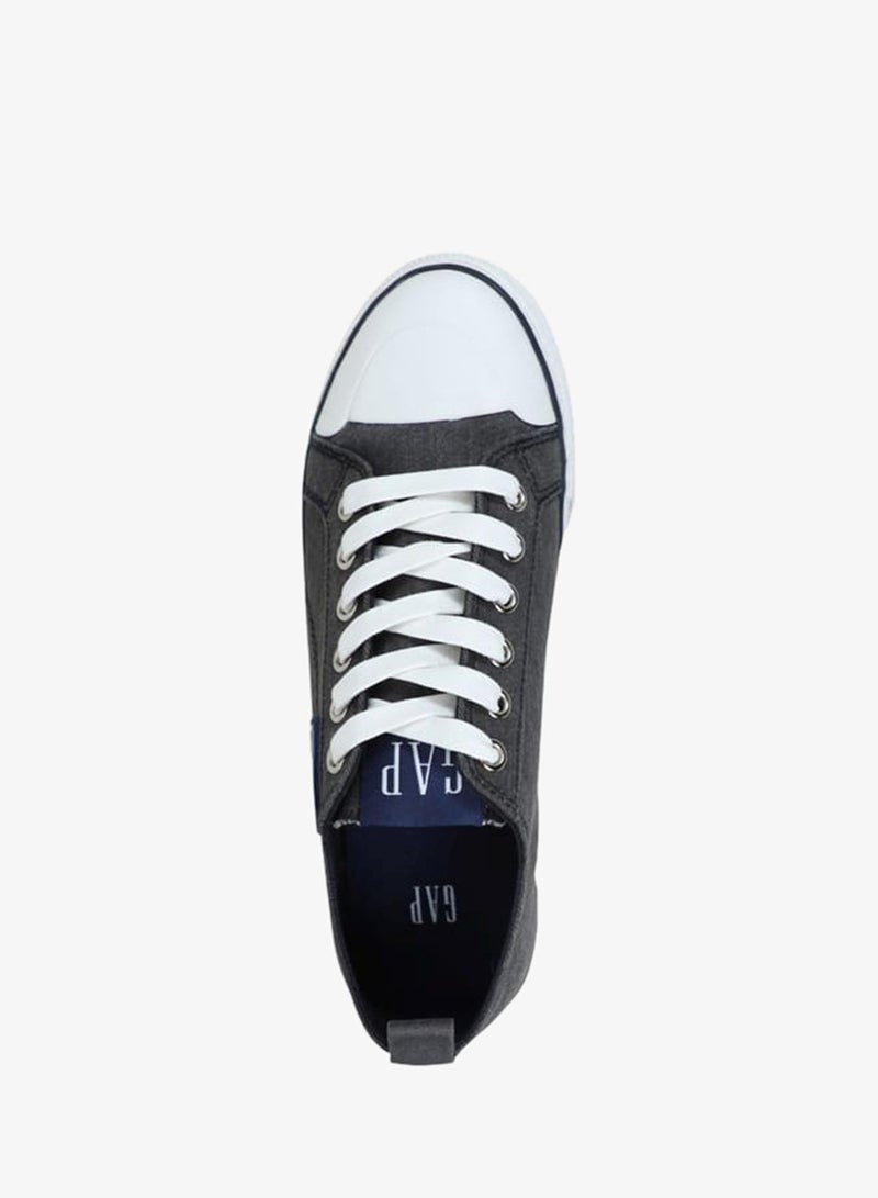 GAP Women's Panelled Sneakers with Lace-Up Closure - HOUSTON II - Image 4