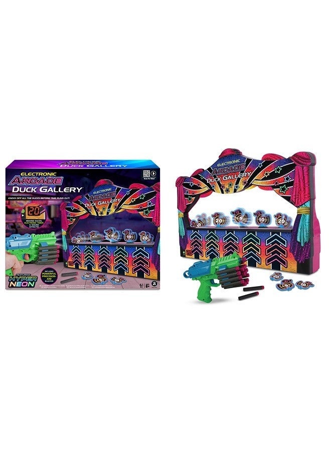 Ambassador Electronic Arcade Duck Shooting Gallery (Hyper Neon Black Series) - Image 3